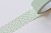 Green Wave Washi Tape 15mm Wide x 10M Roll A12324