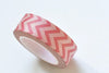 Red Chevron Wave Masking Washi Tape 15mm x 10M Roll A13178