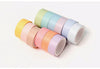 Colorful Washi Tape Set/ Set Of 12 Colors/ 15mm wide x 3m long A13168