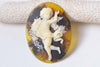 Gorgeous 1 pc Resin Angel Oval Cameo Cabochon 30x40mm A7690