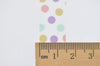 Colorful Polka Dots Washi Tape 15mm Wide x 5M Roll A12828