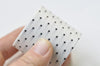 Retro Wide Black Polka Dots Adhesive Washi Tape 40mm Wide x 5M Roll A12805