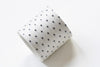 Retro Wide Black Polka Dots Adhesive Washi Tape 40mm Wide x 5M Roll A12805