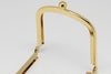 Gold Handle Purse Frame Small Size 7cm x 6.5cm ( 3"x 2 1/2" )