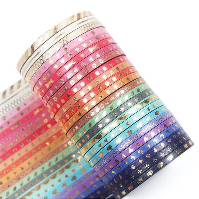 Rainbow Foil Washi Tape