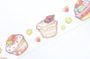 Cupcake Cookie Cake Snack Food Washi Tape 25mm Wide x 5 Meters Roll A13070