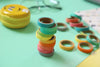 Colorful Washi Tape Set Colors 7mm wide x 5M long Set of 10 A12435