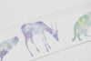 Vintage Wide Washi Tape Animals Wolf Deer Birds Whale Scrapbooking Tape 30mm Wide x 5M Long A12811