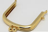 Gold Handle Purse Frame Small Size 7cm x 6.5cm ( 3"x 2 1/2" )