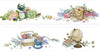 Flower Wreath Washi Tape Flowers Decorative Tape 30mm wide x 3M A12685