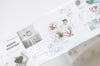 Cute Washi Tape 30mm wide x 3M long A12003