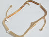 Retro Light Gold Purse Frame Large Handle Wallet Frame With Screws 24cm( 9")