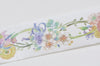 Retro Wide Washi Tape Flower Masking Tape 30mm x 3M A12347