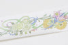 Retro Wide Washi Tape Flower Masking Tape 30mm x 3M A12347