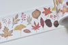 Leaf Nature Crafting Wide Washi Tape Card Making 40mm x 5M Roll A10568