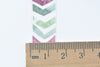 Colorful Chevron Adhesive Washi Tape 15mm Wide x 5M Roll A13034