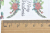 Flower Paper Tape Merry Christmas Happy Holiday Planner Washi Tape 40mm x 5M A10080