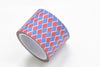 Diamond Shape In Blue And Red Washi Tape Wide Paper Tape 30mm x 5M (1" x 5 yards) A12379