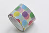 Retro Wide Colorful Dots Adhesive Washi Tape 30mm Wide x 5M Roll (1" x 5 yards) A13181