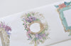 Retro Flower Mirror Picture Frame Decorative Tape Lined Washi Tape 50mm wide x 3M Roll A12105