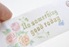 Retro Rose Flower Washi Tape Scrapbooking Tape 35mm wide x 5 Meters A12436