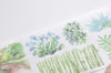 Wide Washi Tape Garden Flower Masking Tape 50mm x 3M A10624