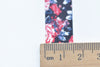 Retro Floral Design Black Washi Tape 15mm Wide x 5M A13250