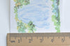 Retro Wide Washi Tape Garden River Natural Masking Tape 50mm Wide x 3 Meters Roll A10637