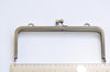 22cm  (8")  Brushed Brass Purse Frame Clutch Bag Purse Frame Glue-In Style