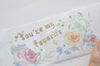 Retro Rose Flower Washi Tape Scrapbooking Tape 35mm wide x 5 Meters A12436