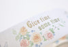 Retro Rose Flower Washi Tape Scrapbooking Tape 35mm wide x 5 Meters A12436