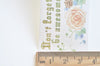 Retro Rose Flower Washi Tape Scrapbooking Tape 35mm wide x 5 Meters A12436