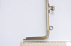 22cm  (8")  Brushed Brass Purse Frame Clutch Bag Purse Frame Glue-In Style