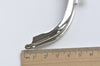 5" Silver Purse Frame Bag Hanger Glue-In Style 12.5x5cm (5"x 2")