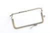 12cm x 5cm (5"x 2") Brushed Brass Purse Frame Retro Clutch Bag Frame Glue-in Style