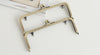 20cm  ( 8") Brushed Brass Purse Frame Clutch Bag Making