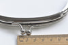 5" Silver Purse Frame Bag Hanger Glue-In Style 12.5x5cm (5"x 2")