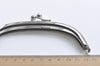 5" Silver Purse Frame Bag Hanger Glue-In Style 12.5x5cm (5"x 2")