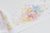 Flower Wide Adhesive Planner Washi Tape 40mm Wide x 5M Roll A12404