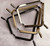 10cm(4") Metal Purse Frame Clutch Purse Frame Glue-In Style 10cm x6cm (4"x 2 1/3")