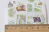 Retro Washi Tape Garden Flower Super Wide Masking Tape 75mm Wide x 3 Meters Roll A12260