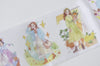 Cute Girls Washi Masking Tape Lined Paper Tape 40mm x 3M A12801