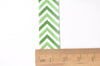 Green Chevron Wave Washi Tape 15mm Wide x 10M Roll A12175