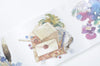 Vintage Flowers Butterfly Books Lamps Lined Washi Tape Japanese Masking Tape 50mm x 3M A12993