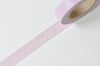 Skinny Washi Tape Pink Polka Dots Journal Tape 10mm x 10M Roll A12823