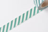 Green Stripes Masking Washi Tape 15mm x 10M A13382