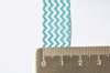 Teal Blue Chevron Wave Washi Tape 15mm Wide x 3M Roll A12143