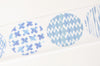 Blue Washi Tape Masking Tape 35mm x 5M Roll A13015