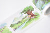 Natural Scenery Washi Tape Lined Scrapbooking Tape 45mm Wide x 3M Long A12132