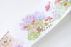 Mushroom Washi Tape Japanese Masking Lined Deco Tape 40mm x 3M A13160